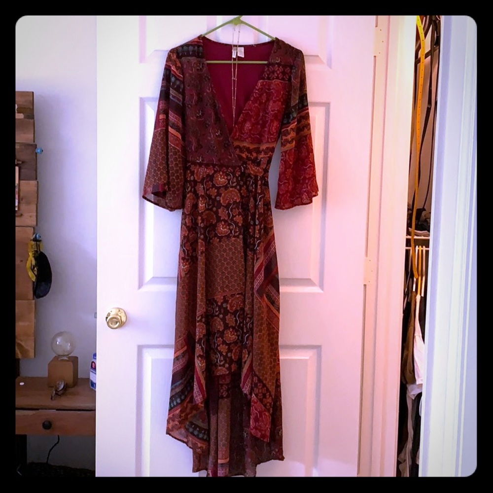Boho midi dress
